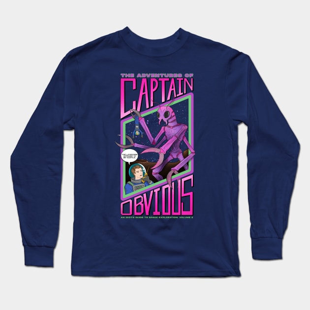 The Adventures of Captain Obvious: Volume 2 Long Sleeve T-Shirt by Justanos